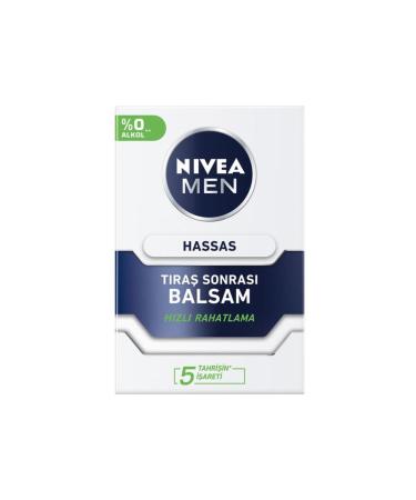 NIVEA MEN Men's After Shave Balsam 100ml Fast Relief for Sensitive Skin Comfortable Shaving Experience - Buy Online on GoSupps.com