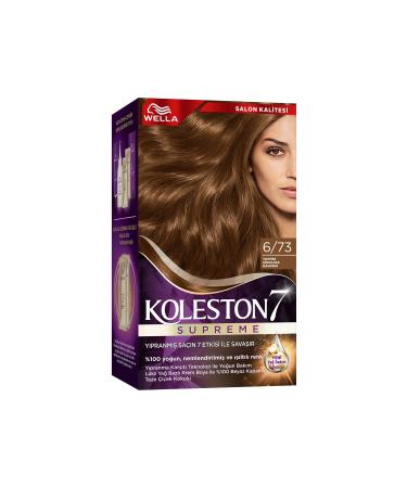 Wella Koleston Supreme Kit Hair Dye 6/73 Toffee Chocolate Brown - Buy Online on GoSupps.com
