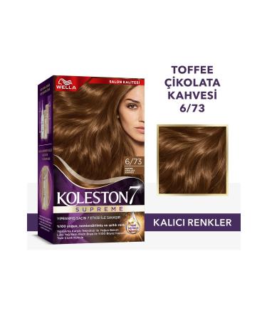 Wella Koleston Supreme Kit Hair Dye 6/73 Toffee Chocolate Brown