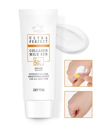 JINYYUM High Protection Mild Sun Cream Containing Collagen - Buy Online on GoSupps.com