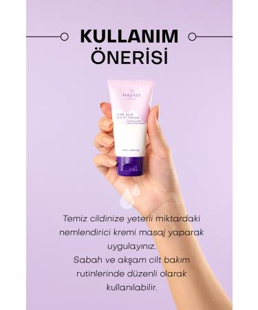 Polente Natural Pure Skin Mo st Cream - Moisturizing Cream Containing 5% Niacinamide (50 ML) - Buy Online on GoSupps.com