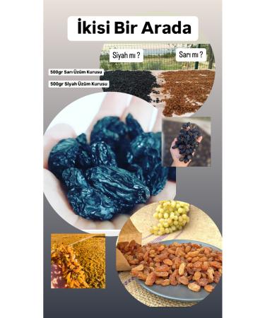 TANSU AHAL Favorite Duo (Black Seed Grapes 500gr-Yellow Seedless Grapes 500gr)