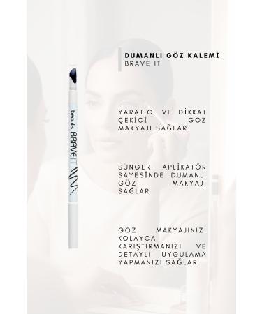 beaulis Brave It Smoky Eye Pencil 100 Black - Buy Online on GoSupps.com