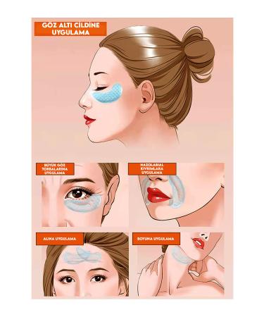 Obenimstore 24K Gold Collagen Crystal Moisturizing Under Eye Mask Dark Circles Wrinkles and Anti-Aging - Buy Online on GoSupps.com