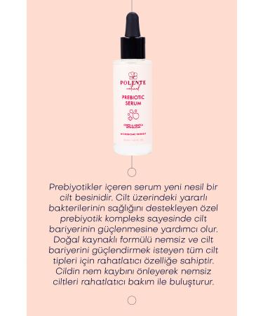 Polente Natural Prebiotic Serum - Moisturizing Prebiotic Serum Supporting Skin Microbiome (30 ML) - Buy Online on GoSupps.com