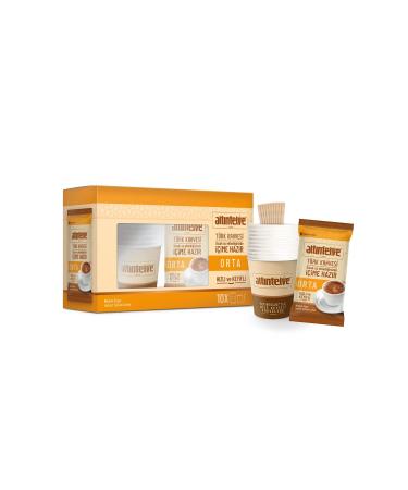 Alt ntelve Instant Turkish Coffee Practical Office Trial Set PLAIN-MEDIUM-SUGAR 3X10 Pack Open-drink-throw - Buy Online on GoSupps.com