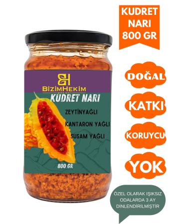 BIZIMHEKIM Pomegranate with Olive Oil (St. John's Wort-Sesame Oil added) - 800gr