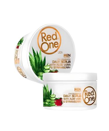 Red One Face & Body Scrub Strawberry & Aloe Vera 450 ml 15.2 FL. OZ.