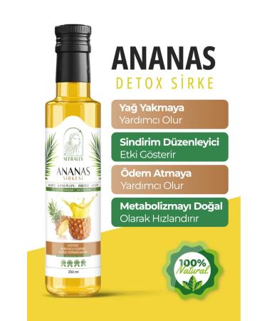 Sefralls Detox Form Vinegar Containing Pineapple. Helps Lose Weight