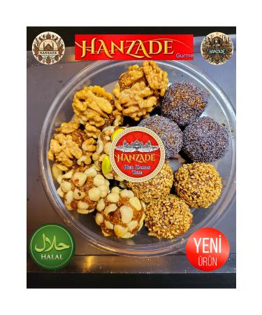 HANZADE GOURMET DRIED FIG ATOMIC FLAVOR BALLS HAND MADE 350 GR MIXED