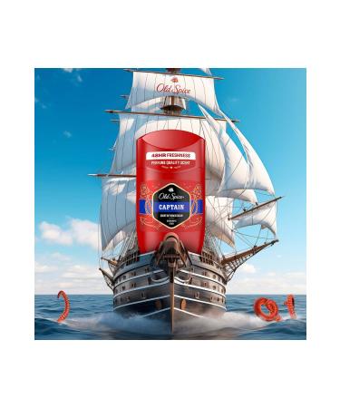 Old Spice Captain Men's Stick Deodorant 50 ml x 3 - Buy Online on GoSupps.com