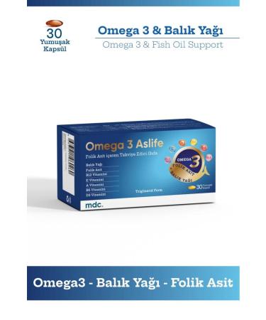 MDC Omega 3 Aslife 30 Capsules