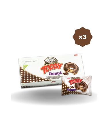 Elvan TODAY DONUT COCOA CAKE MULTIPACK 35 GR 6 PIECES (3 PACKS)