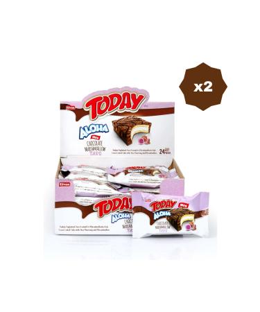 Elvan ALOHA MINI TOROLU MARSHMALLOW 20 GR 24 PIECES - (2 PACKS)