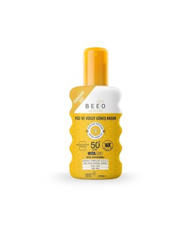 BEE'O Propolis Family Size Face and Body Sun Cream 50 Spf 220 ml - Buy Online on GoSupps.com