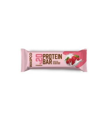 Waspco Protein Bar Strawberry 40 Gr. (6 PIECES)
