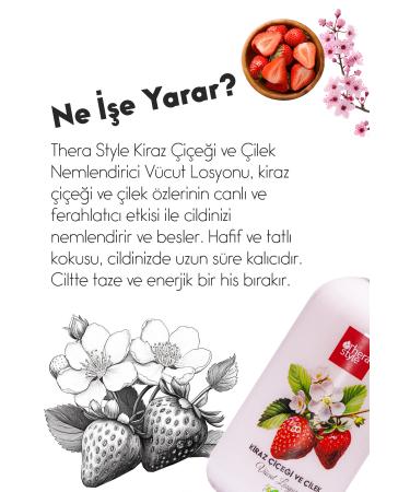 Thera Style Cherry Blossom & Strawberry Body Lotion 250ml | Cherry Blossom & Strawberry | Moisturizer - Buy Online on GoSupps.com