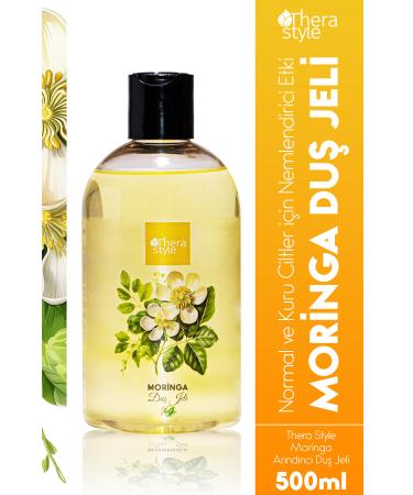 Thera Style Moringa Purifying Vegan Shower Gel 500ml | Moringa Shower Gel | Lasting Fragrance Large Size