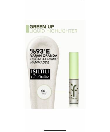 Flormar GREEN UP LQD HIGHLIGHTER-001 PEARL