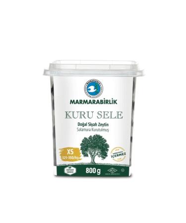 Marmarabirlik Black Olive Dry Sele 800 Gr. Pet 321-350