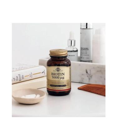 Solgar Biotin 5000 Mcg 50 Capsules - Buy Online on GoSupps.com