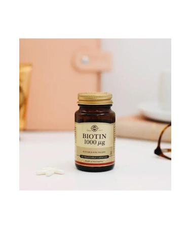 Solgar Biotin 1000 Mcg 50 Capsules - Buy Online on GoSupps.com