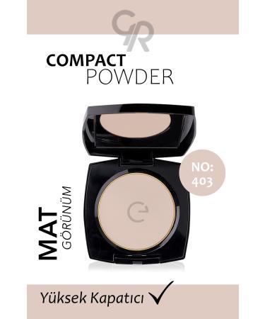 Golden Rose Compact Powder Wheat Color Tone - Dark Blonde No:403