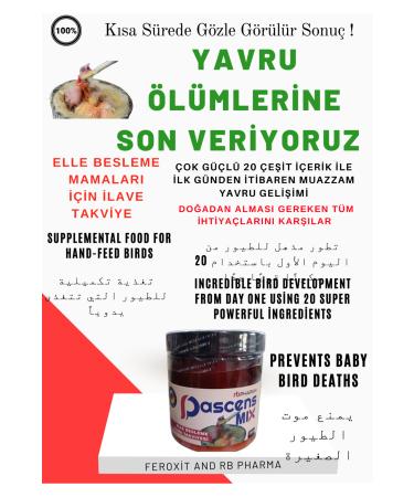 RB PHARMA Hand Feeding Food Supplement (For All Bird Species) 150 gr