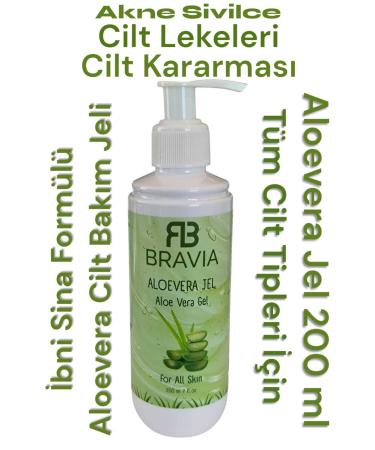 Bravia Ibn Sina Cream 200 ml Aloe Vera Gel Face Cream - Dark Spot Acne Sivlice