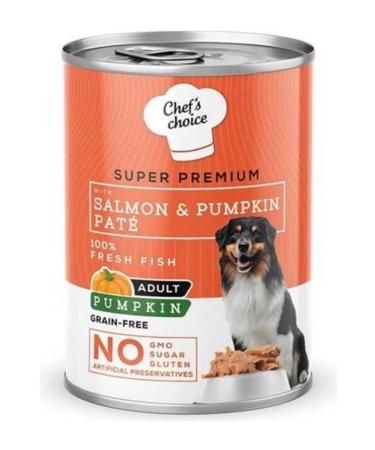Chefs Choice Pumpkin Salmon Pate Canned Dog Food 400gr
