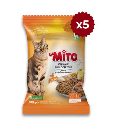 LaMito Adult Cat 100 gr x 5 Pieces Chicken Adult Cat Food