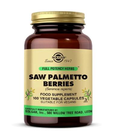Solgar Saw Palmetto 520 mg 100 capsules - Buy Online on GoSupps.com