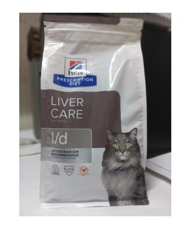 Hill's Hills Prescription Diet Liver Care L/d Chicken Cat Dry Food 1.5 kg (stt:11/2025)