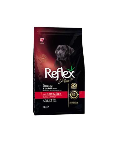 Reflex Plus M/l Adult Lamb Meat Dog Food 3 Kg Rfx-105