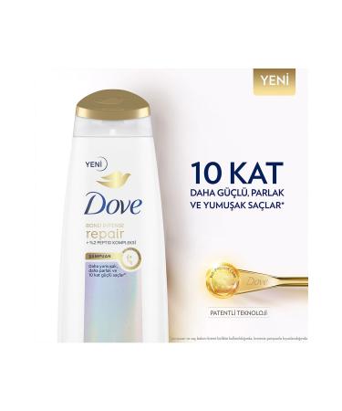 Dove Hair Care Shampoo Bond Intense Repair + Peptide Complex 400 ml - Buy Online on GoSupps.com