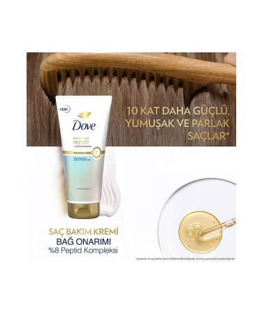Dove Hair Care Conditioner Bond Intense Repair + Peptide Complex 170 ml - Buy Online on GoSupps.com