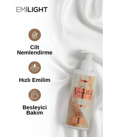 EMILIGHT Moisturizing Vanilla Body Lotion Intensive Moisturizing and Fast Absorption Body Lotion 250ml - Buy Online on GoSupps.com