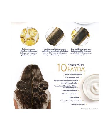 Dove 10 in 1 Hair Care Mask Bond Intense Repair + Peptide Complex 265 ml - Buy Online on GoSupps.com