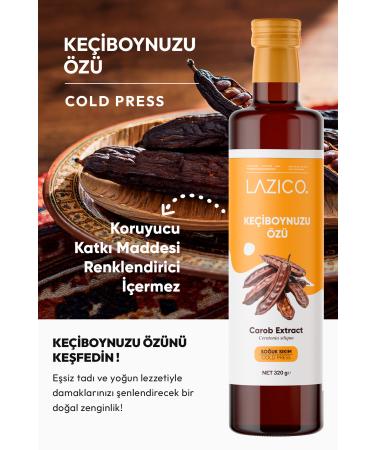 lazico Natural Carob Molasses 250ml / 320 grams - Buy Online on GoSupps.com