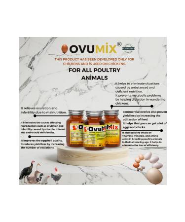 OVUMIX Complete General Vitamin for Chickens 100 gr - Buy Online on GoSupps.com