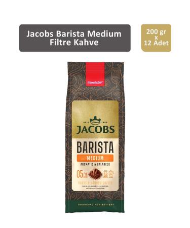 Jacobs Barista Medium Filter Coffee 200 gr x 12 Pieces