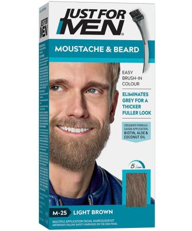 Just For Men Beard Hair and Beard Dye that Makes Your Mustache Look Fuller Thicker(M-25) MMCZ109