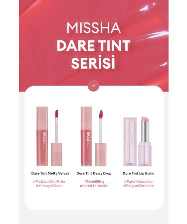 Missha Long-Lasting Moisture Finish Shiny Tint Dare Tint Dewy Drop (Pink Pebble) - Buy Online on GoSupps.com