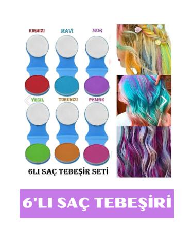 NUNUKO 6-Piece Hair Chalk Set
