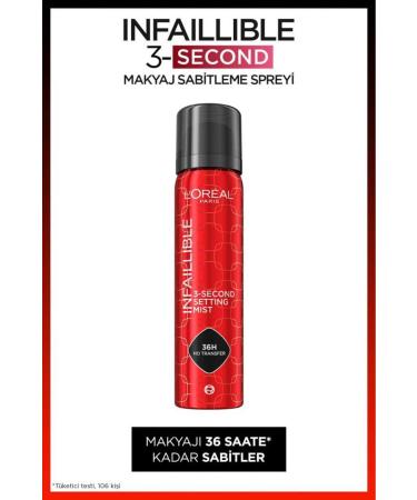 L'Oreal Paris True Match Foundation 1R Rose Ivory & Infaillable Make-up Setting Spray & Glow Paradise Balm Lipstick 191 - Buy Online on GoSupps.com