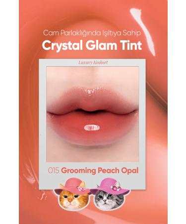 CLIO Non-sticky Intense Shimmer Tint CLIO Crystal Glam Tint (15 Grooming Peach Opal) - Buy Online on GoSupps.com