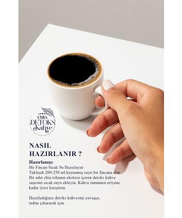 Embeauty Detox Form Coffee with Chia Seeds Helps Lose Weight and Eliminate Edema - Buy Online on GoSupps.com