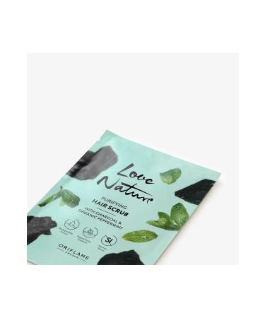 Oriflame Love Nature Purifying Hair Scrub with Charcoal and Organic Mint - Buy Online on GoSupps.com