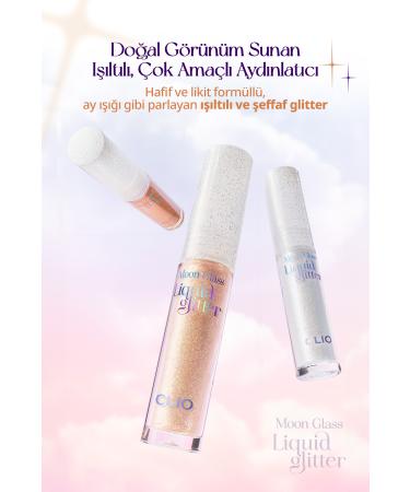 CLIO Sparkling and Transparent Liquid Glitter CLIO Moon Glass Liquid Glitter Sweet Cloud (02 Moon Flare)
