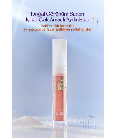 CLIO Sparkling and Transparent Liquid Glitter CLIO Moon Glass Liquid Glitter Sweet Cloud (05 Chilling Rose) - Buy Online on GoSupps.com
